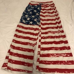 American Patriot Yoga Pants OSFM
